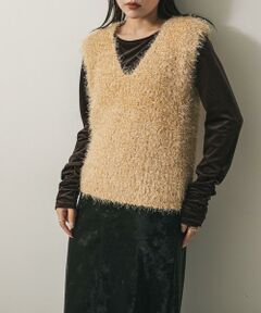 SENSE OF PLACE by URBAN RESEARCH / センスオブプレイス バイ アーバンリサーチ ベスト | モールフェザーニットベスト