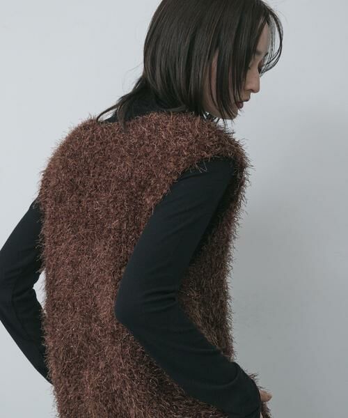 SENSE OF PLACE by URBAN RESEARCH / センスオブプレイス バイ アーバンリサーチ ベスト | モールフェザーニットベスト | 詳細1