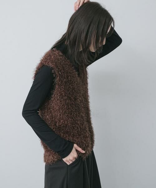 SENSE OF PLACE by URBAN RESEARCH / センスオブプレイス バイ アーバンリサーチ ベスト | モールフェザーニットベスト | 詳細3