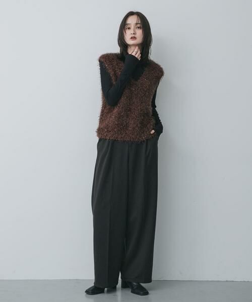 SENSE OF PLACE by URBAN RESEARCH / センスオブプレイス バイ アーバンリサーチ ベスト | モールフェザーニットベスト | 詳細4