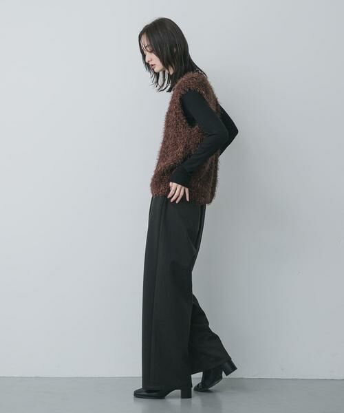 SENSE OF PLACE by URBAN RESEARCH / センスオブプレイス バイ アーバンリサーチ ベスト | モールフェザーニットベスト | 詳細5