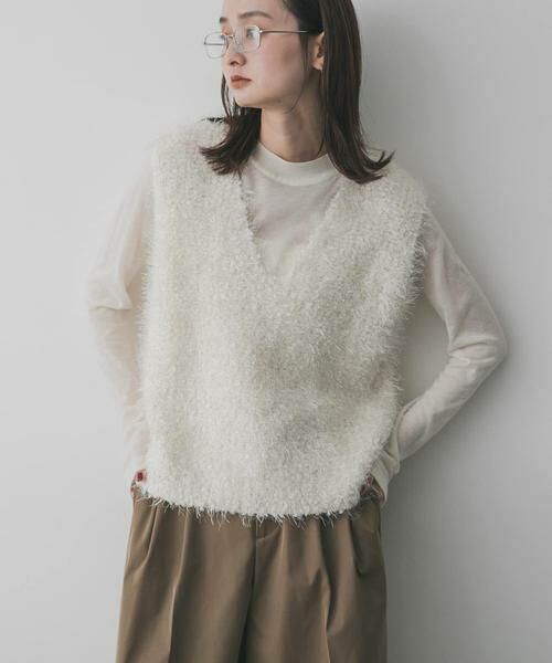 SENSE OF PLACE by URBAN RESEARCH / センスオブプレイス バイ アーバンリサーチ ベスト | モールフェザーニットベスト | 詳細9