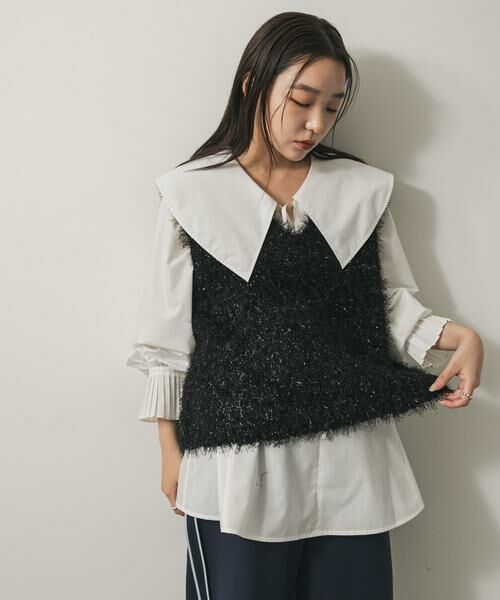 SENSE OF PLACE by URBAN RESEARCH / センスオブプレイス バイ アーバンリサーチ ベスト | モールフェザーニットベスト | 詳細16