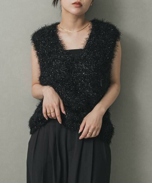 SENSE OF PLACE by URBAN RESEARCH / センスオブプレイス バイ アーバンリサーチ ベスト | モールフェザーニットベスト | 詳細20