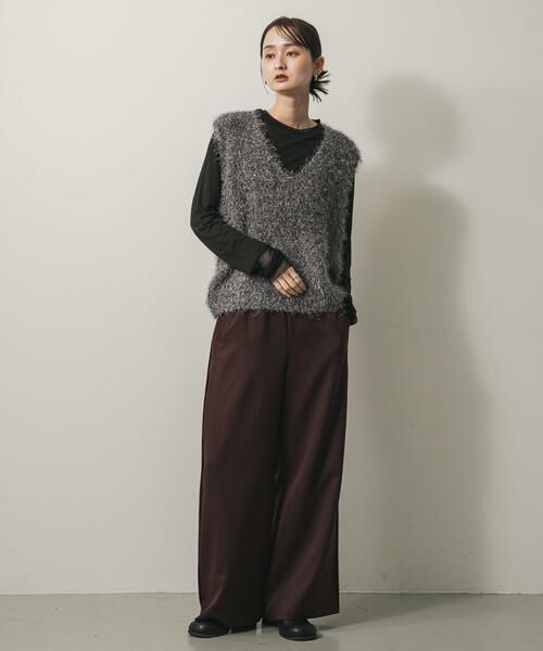 SENSE OF PLACE by URBAN RESEARCH / センスオブプレイス バイ アーバンリサーチ ベスト | モールフェザーニットベスト | 詳細25