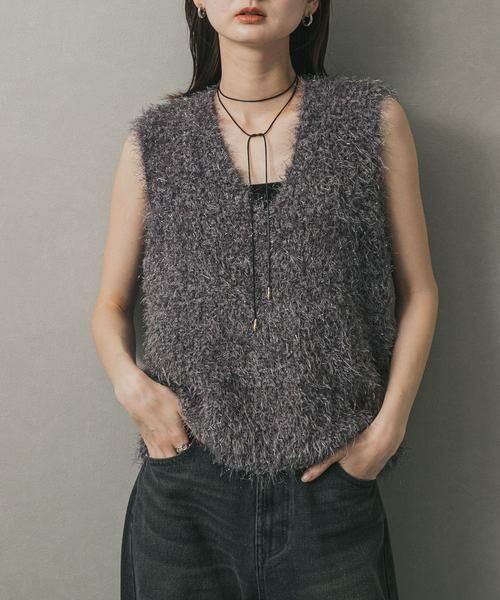 SENSE OF PLACE by URBAN RESEARCH / センスオブプレイス バイ アーバンリサーチ ベスト | モールフェザーニットベスト | 詳細28