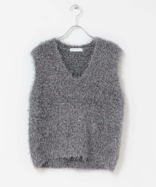 SENSE OF PLACE by URBAN RESEARCH / センスオブプレイス バイ アーバンリサーチ ベスト | モールフェザーニットベスト | 詳細30