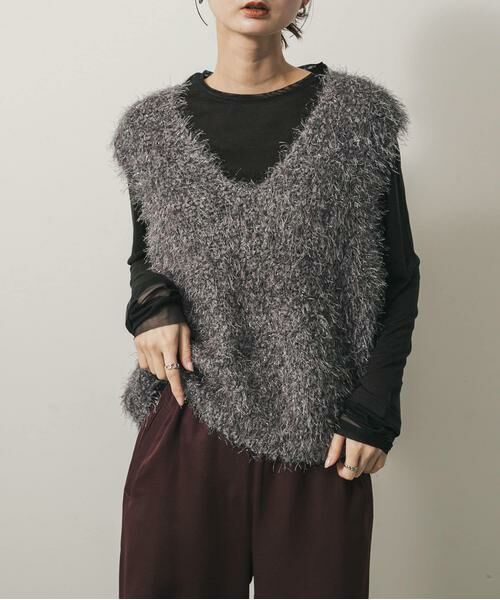モールフェザーニットベスト （ベスト）｜SENSE OF PLACE by