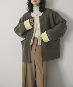 SENSE OF PLACE by URBAN RESEARCH / センスオブプレイス バイ アーバンリサーチ その他アウター | バイカラーニットコート