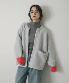 SENSE OF PLACE by URBAN RESEARCH / センスオブプレイス バイ アーバンリサーチ その他アウター | バイカラーニットコート