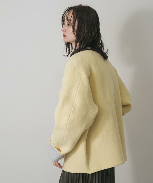 SENSE OF PLACE by URBAN RESEARCH / センスオブプレイス バイ アーバンリサーチ その他アウター | バイカラーニットコート | 詳細2