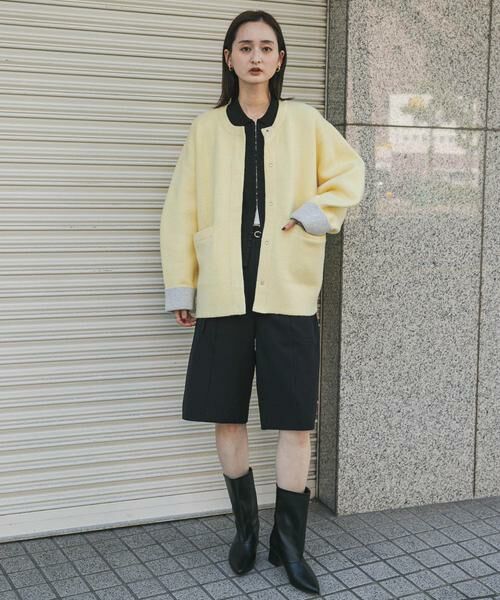 SENSE OF PLACE by URBAN RESEARCH / センスオブプレイス バイ アーバンリサーチ その他アウター | バイカラーニットコート | 詳細5