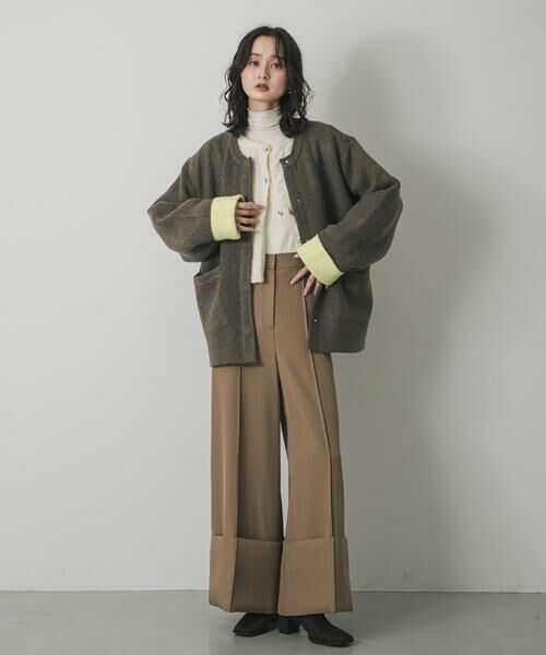 SENSE OF PLACE by URBAN RESEARCH / センスオブプレイス バイ アーバンリサーチ その他アウター | バイカラーニットコート | 詳細10