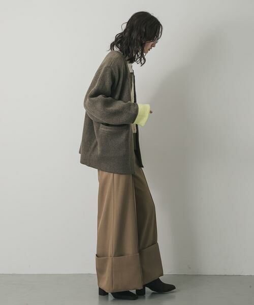 SENSE OF PLACE by URBAN RESEARCH / センスオブプレイス バイ アーバンリサーチ その他アウター | バイカラーニットコート | 詳細12