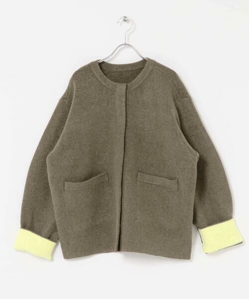 SENSE OF PLACE by URBAN RESEARCH / センスオブプレイス バイ アーバンリサーチ その他アウター | バイカラーニットコート | 詳細14