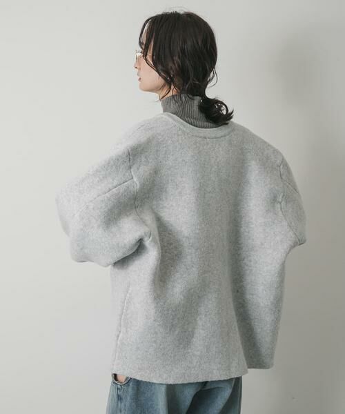 SENSE OF PLACE by URBAN RESEARCH / センスオブプレイス バイ アーバンリサーチ その他アウター | バイカラーニットコート | 詳細22