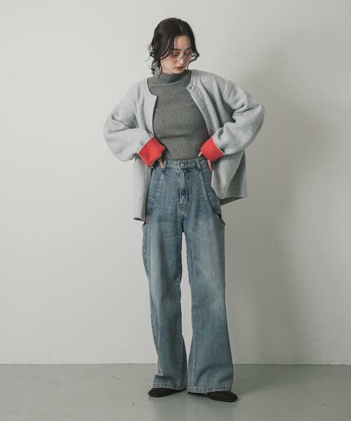 SENSE OF PLACE by URBAN RESEARCH / センスオブプレイス バイ アーバンリサーチ その他アウター | バイカラーニットコート | 詳細23