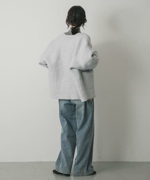 SENSE OF PLACE by URBAN RESEARCH / センスオブプレイス バイ アーバンリサーチ その他アウター | バイカラーニットコート | 詳細24