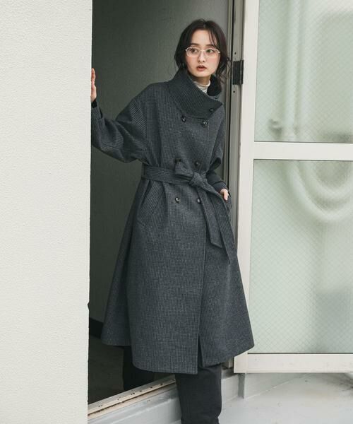 SENSE OF PLACE by URBAN RESEARCH / センスオブプレイス バイ アーバンリサーチ その他アウター | スタンドカラーロングコート | 詳細30