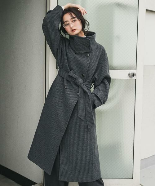 SENSE OF PLACE by URBAN RESEARCH / センスオブプレイス バイ アーバンリサーチ その他アウター | スタンドカラーロングコート | 詳細30