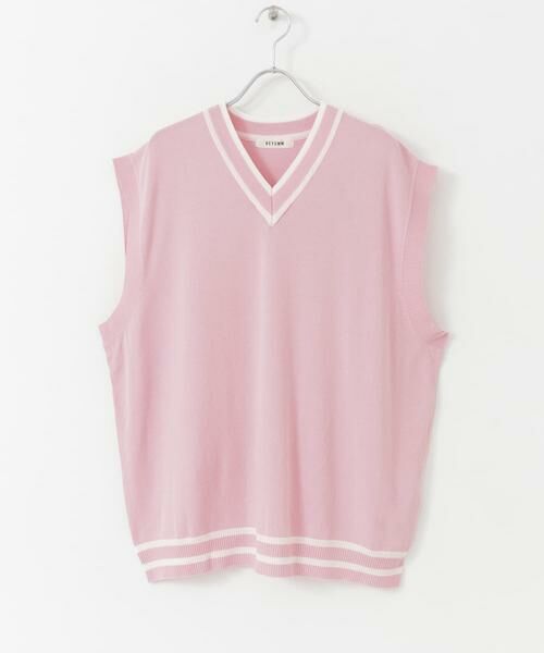 SENSE OF PLACE by URBAN RESEARCH / センスオブプレイス バイ アーバンリサーチ ニット・セーター | 配色カラーサマーニットベスト | 詳細4