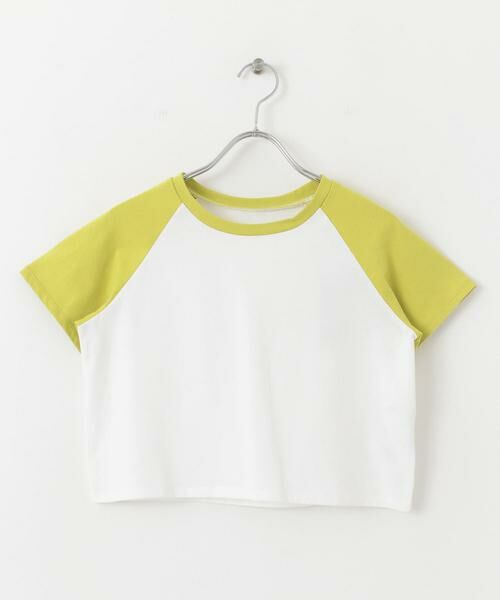 SENSE OF PLACE by URBAN RESEARCH / センスオブプレイス バイ アーバンリサーチ Tシャツ | ラグランスリーブバイカラーミニTシャツ | 詳細1