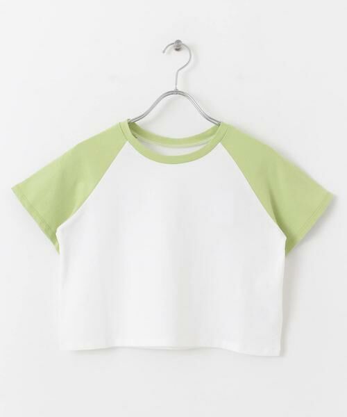 SENSE OF PLACE by URBAN RESEARCH / センスオブプレイス バイ アーバンリサーチ Tシャツ | ラグランスリーブバイカラーミニTシャツ | 詳細2