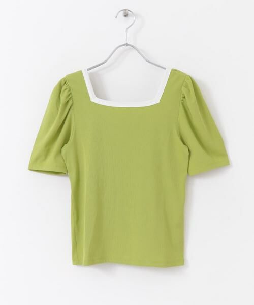 SENSE OF PLACE by URBAN RESEARCH / センスオブプレイス バイ アーバンリサーチ Tシャツ | 2WAY配色リブトップ | 詳細1