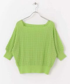 SENSE OF PLACE by URBAN RESEARCH / センスオブプレイス バイ アーバンリサーチ ニット・セーター | シアージャガードカラーニットトップ