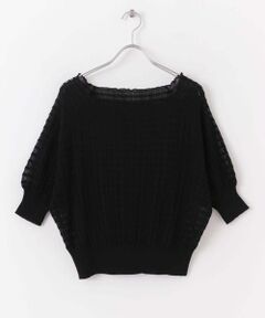 SENSE OF PLACE by URBAN RESEARCH / センスオブプレイス バイ アーバンリサーチ ニット・セーター | シアージャガードカラーニットトップ