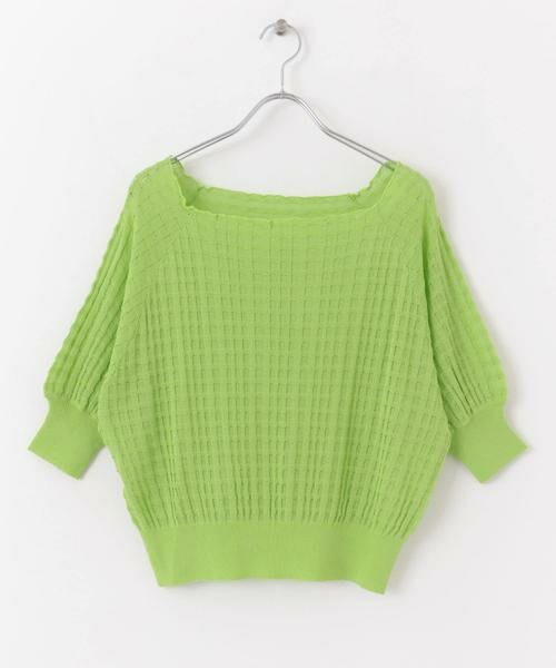 SENSE OF PLACE by URBAN RESEARCH / センスオブプレイス バイ アーバンリサーチ ニット・セーター | シアージャガードカラーニットトップ | 詳細1