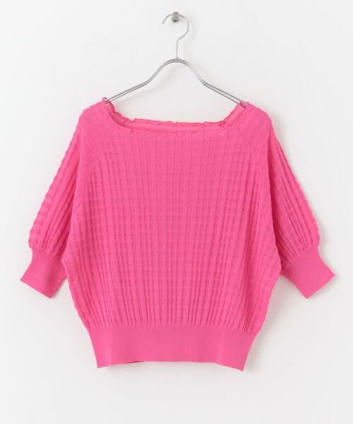 SENSE OF PLACE by URBAN RESEARCH / センスオブプレイス バイ アーバンリサーチ ニット・セーター | シアージャガードカラーニットトップ | 詳細2