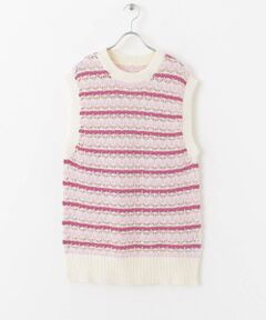 SENSE OF PLACE by URBAN RESEARCH / センスオブプレイス バイ アーバンリサーチ ベスト | カラフルスカシアミニットベスト