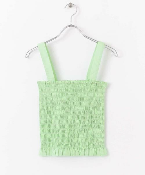 SENSE OF PLACE by URBAN RESEARCH/センスオブプレイス バイ アーバンリサーチ シャーリングフリルトップ ミント one