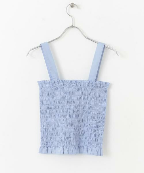 SENSE OF PLACE by URBAN RESEARCH / センスオブプレイス バイ アーバンリサーチ キャミソール・チューブトップ | シャーリングフリルトップ | 詳細3