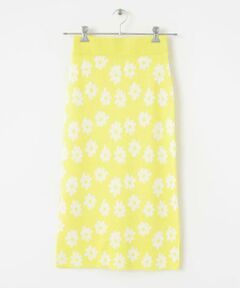 SENSE OF PLACE by URBAN RESEARCH / センスオブプレイス バイ アーバンリサーチ スカート | 花柄ニットタイトスカート