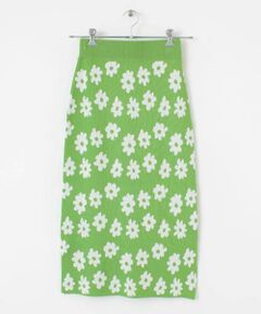 SENSE OF PLACE by URBAN RESEARCH / センスオブプレイス バイ アーバンリサーチ スカート | 花柄ニットタイトスカート