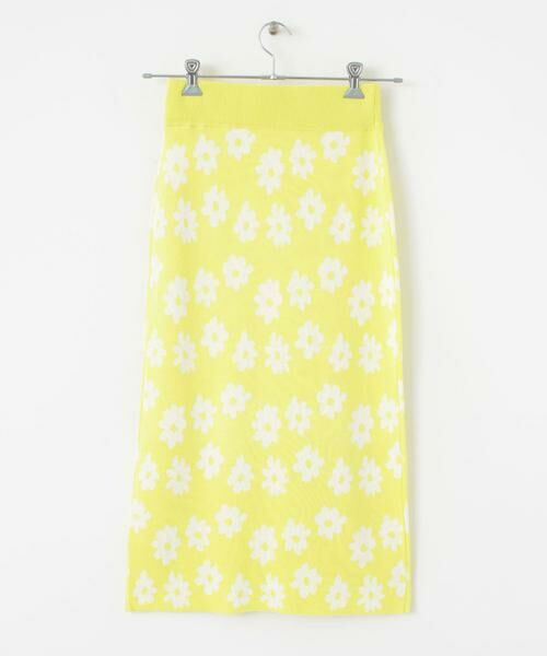 SENSE OF PLACE by URBAN RESEARCH / センスオブプレイス バイ アーバンリサーチ スカート | 花柄ニットタイトスカート | 詳細2