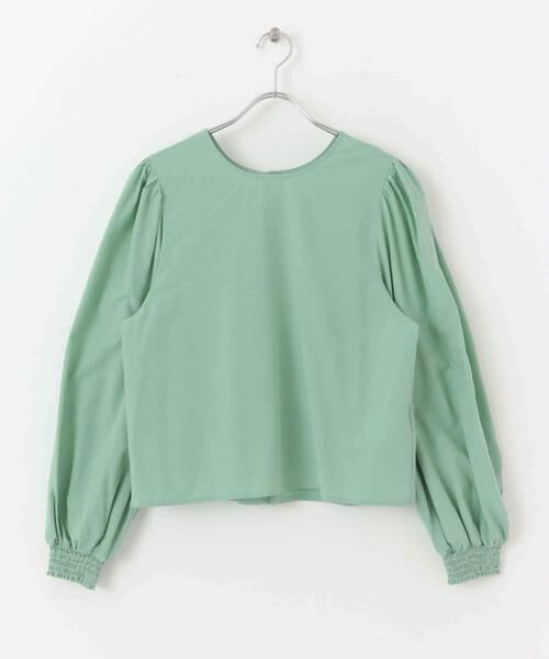 SENSE OF PLACE by URBAN RESEARCH / センスオブプレイス バイ アーバンリサーチ シャツ・ブラウス | 2WAYボリュームスリーブブラウス（グリーン）