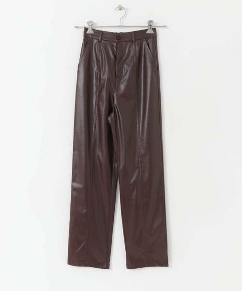 SENSE OF PLACE by URBAN RESEARCH / センスオブプレイス バイ アーバンリサーチ その他パンツ | フェイクレザーセンターシームパンツ | 詳細1