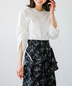 SENSE OF PLACE by URBAN RESEARCH / センスオブプレイス バイ アーバンリサーチ Tシャツ | ギャザースリーブクロップドTシャツ