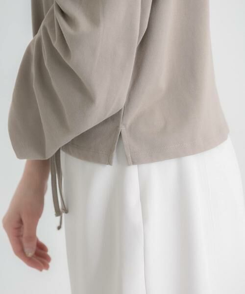 SENSE OF PLACE by URBAN RESEARCH / センスオブプレイス バイ アーバンリサーチ Tシャツ | ギャザースリーブクロップドTシャツ | 詳細11