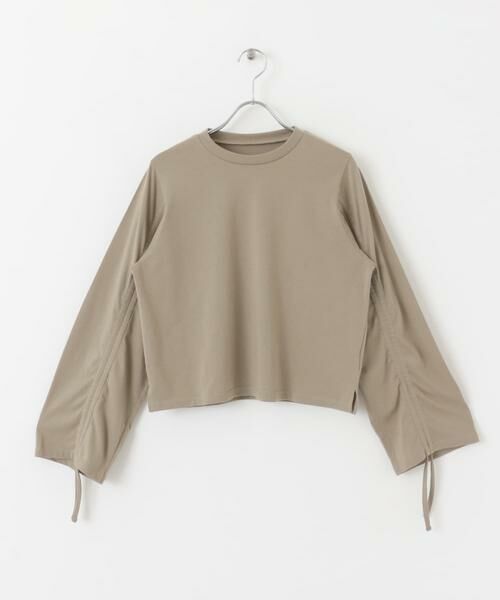 SENSE OF PLACE by URBAN RESEARCH / センスオブプレイス バイ アーバンリサーチ Tシャツ | ギャザースリーブクロップドTシャツ | 詳細12