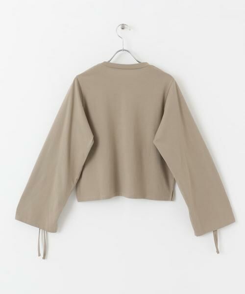 SENSE OF PLACE by URBAN RESEARCH / センスオブプレイス バイ アーバンリサーチ Tシャツ | ギャザースリーブクロップドTシャツ | 詳細13