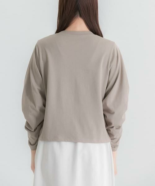 SENSE OF PLACE by URBAN RESEARCH / センスオブプレイス バイ アーバンリサーチ Tシャツ | ギャザースリーブクロップドTシャツ | 詳細8