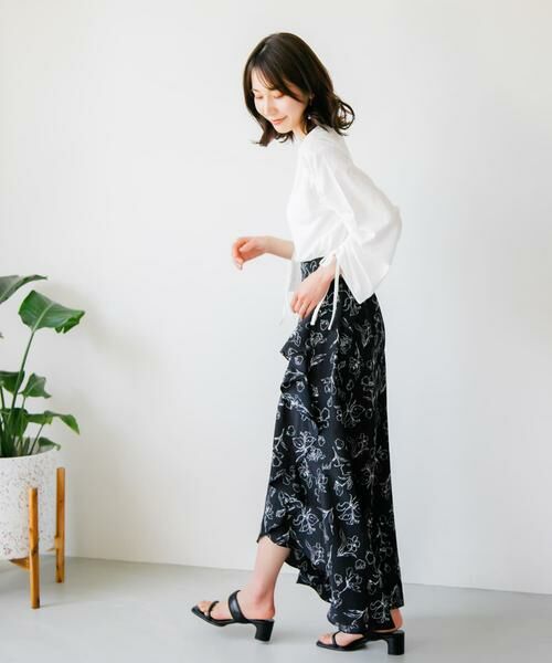 SENSE OF PLACE by URBAN RESEARCH / センスオブプレイス バイ アーバンリサーチ Tシャツ | ギャザースリーブクロップドTシャツ | 詳細20