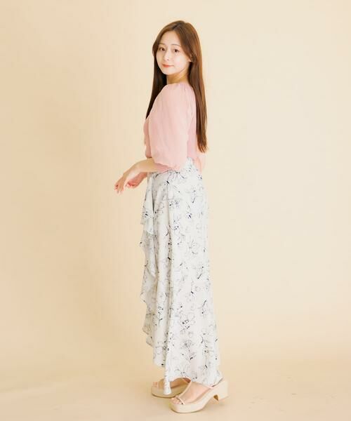 SENSE OF PLACE by URBAN RESEARCH / センスオブプレイス バイ アーバンリサーチ ニット・セーター | シアーボリュームスリーブセーター(5分袖) | 詳細7