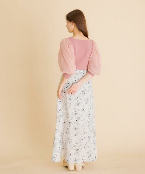 SENSE OF PLACE by URBAN RESEARCH / センスオブプレイス バイ アーバンリサーチ ニット・セーター | シアーボリュームスリーブセーター(5分袖) | 詳細8