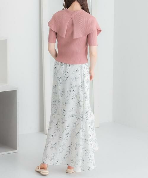 SENSE OF PLACE by URBAN RESEARCH / センスオブプレイス バイ アーバンリサーチ ニット・セーター | ラッフルカラーコンパクトセーター(5分袖) | 詳細3