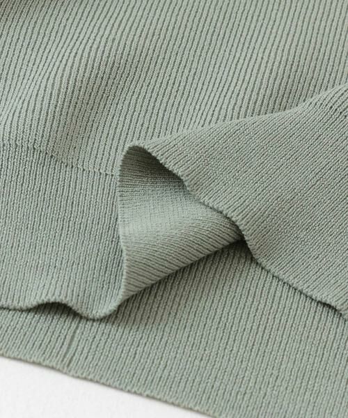 SENSE OF PLACE by URBAN RESEARCH / センスオブプレイス バイ アーバンリサーチ ニット・セーター | カットアウトハイネックセーター(5分袖) | 詳細8